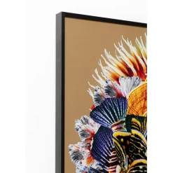 Tableau encadré Flower Hair 120x120cm><noscript><img width=