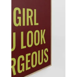 Tableau encadré Go Girl 50x70cm><noscript><img width=