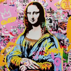 Tableau encadré La Viva Woman 100x100cm>KARE Design Sale