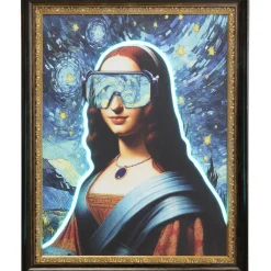 Tableau encadré LED Art Lady 80x100cm>KARE Design New