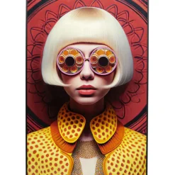 Tableau encadré LED Fancy Blonde Lady 120x80cm><noscript><img width=
