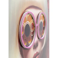 Tableau encadré LED Fancy Blonde Lady 120x80cm><noscript><img width=
