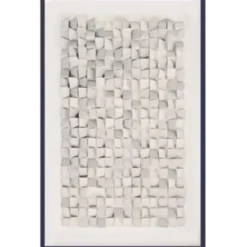 Tableau encadré Origami blanc 74x104cm>KARE Design New