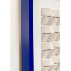 Tableau encadré Origami blanc 74x104cm><noscript><img width=