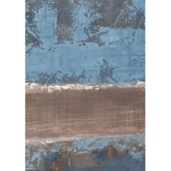 Tableau encadré Silence bleu 120x120cm><noscript><img width=