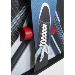 Tableau encadré Skyline Skater 149x149cm><noscript><img width=