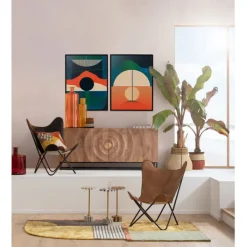Tableau encadré Sunset 75x100cm><noscript><img width=