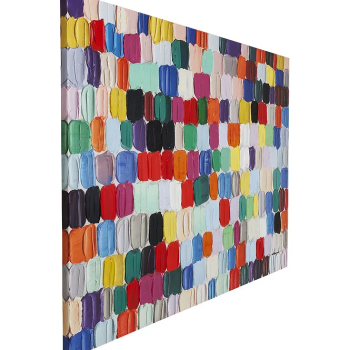 Tableau sur toile Colorful Dots 200x140cm>KARE Design Sale