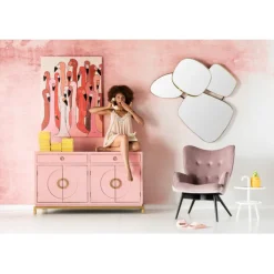 Tableau sur toile Flamingo Meeting 90x120cm>KARE Design