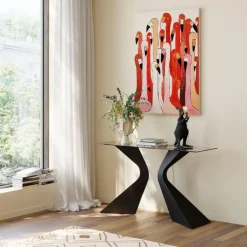 Tableau sur toile Flamingo Meeting 90x120cm><noscript><img width=