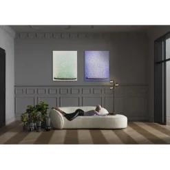 Tableau sur toile Flower Boat beige vert 80x100cm>KARE Design Discount