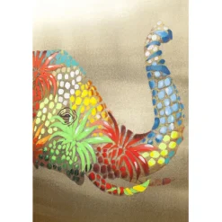 Tableau sur toile Flower Elefant 120x90cm><noscript><img width=