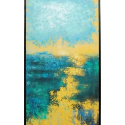 Tableau sur toile Jardin bleu 125x215cm>KARE Design Online
