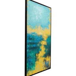 Tableau sur toile Jardin bleu 125x215cm><noscript><img width=