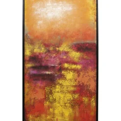 Tableau sur toile Jardin rouge 125x215cm>KARE Design Online