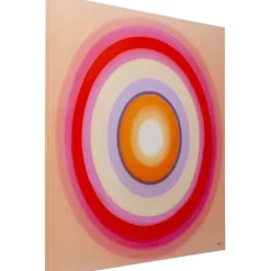 Tableau sur toile Tendency Circle rose 120x120cm><noscript><img width=