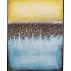 Tableau sur toile Vista bleu 90x120cm>KARE Design Hot