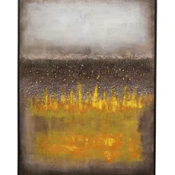 Tableau sur toile Vista jaune 90x120cm>KARE Design Hot