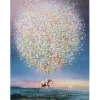 Tableau sur toîle Flying Elephant At Night 120x160>KARE Design Best