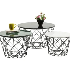 Tables basses East Coast rond (jeu de 3)>KARE Design