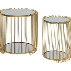 Tables d appoint Wire Double laiton (2/Set)><noscript><img width=