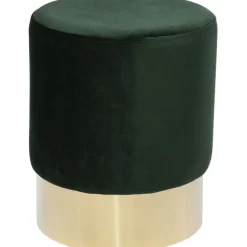Tabouret Cherry vert laiton Ø35cm>KARE Design New