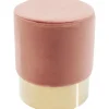Tabouret Cherry vieux rose laiton Ø35cm>KARE Design Discount