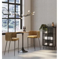 Tabouret de bar Cheerio jaune>KARE Design Outlet