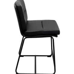 Tabouret de bar Ginny noir 60cm><noscript><img width=