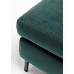 Tabouret Gianni velours vert foncé><noscript><img width=