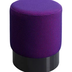 Tabouret Jody violet - Mesh noir Ø35cm>KARE Design Clearance