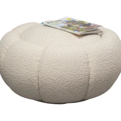 Tabouret Peppo Bloom blanc Ø72cm>KARE Design Discount