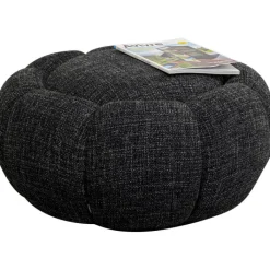 Tabouret Peppo Bloom Melange noir Ø72cm>KARE Design Sale