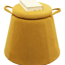 Tabouret Thimble  jaune Ø51cm>KARE Design Best