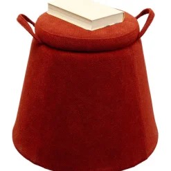 Tabouret Thimble rouge Ø51cm>KARE Design New