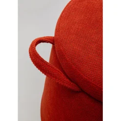 Tabouret Thimble rouge Ø51cm><noscript><img width=