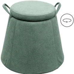 Tabouret Thimble vert Ø51cm>KARE Design Clearance