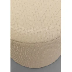 Tabouret Venezia Storage crème Ø40cm><noscript><img width=