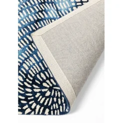 Tapis Stamp bleu 170x240cm><noscript><img width=