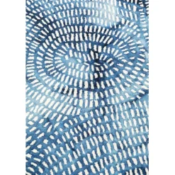 Tapis Stamp bleu 170x240cm><noscript><img width=