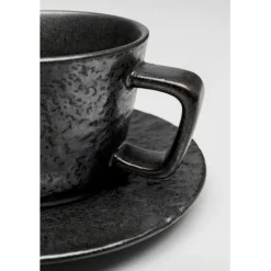 Tasse à espresso Cosmos noir (2/parts)>KARE Design Clearance