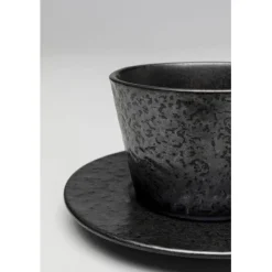 Tasse à espresso Cosmos noir (2/parts)><noscript><img width=