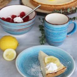 Tasse Swirl bleu>KARE Design Outlet