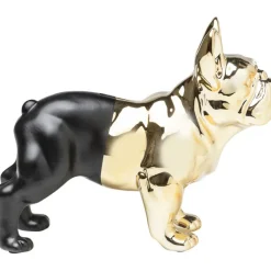 Tirelire Bulldog doré-noir>KARE Design Discount