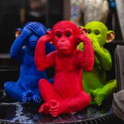 Tirelire Monkey Iwazaru citron vert><noscript><img width=