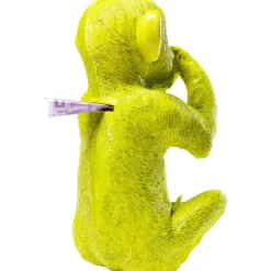Tirelire Monkey Iwazaru citron vert><noscript><img width=