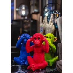 Tirelire Monkey Kikazaru rouge>KARE Design New