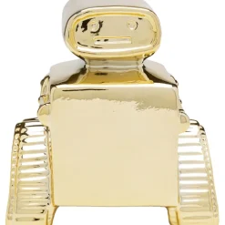 Tirelire Robot doré 16cm>KARE Design Online