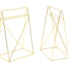 Tréteaux - bureau Polar laiton (set de 2)>KARE Design New