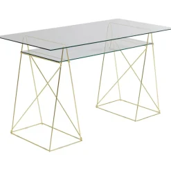 Tréteaux - bureau Polar laiton (set de 2)><noscript><img width=